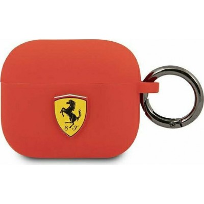 Ferrari Silicone Case Κόκκινη (Apple AirPods 3)